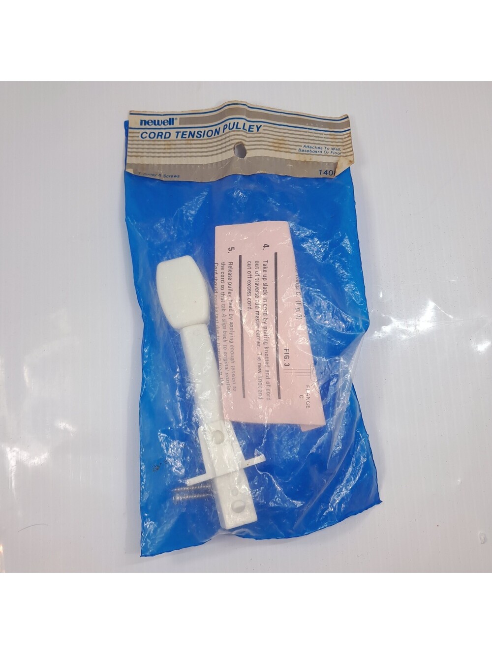 New Newell Cord Tension Pulley Child Safety White Tensioner traverse rods 140084